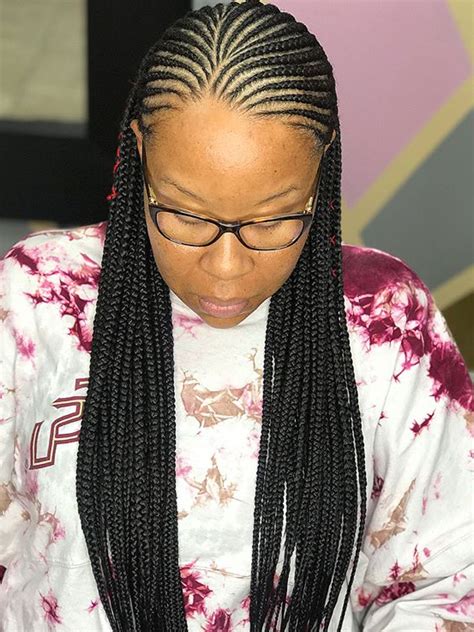 straight back braiding styles